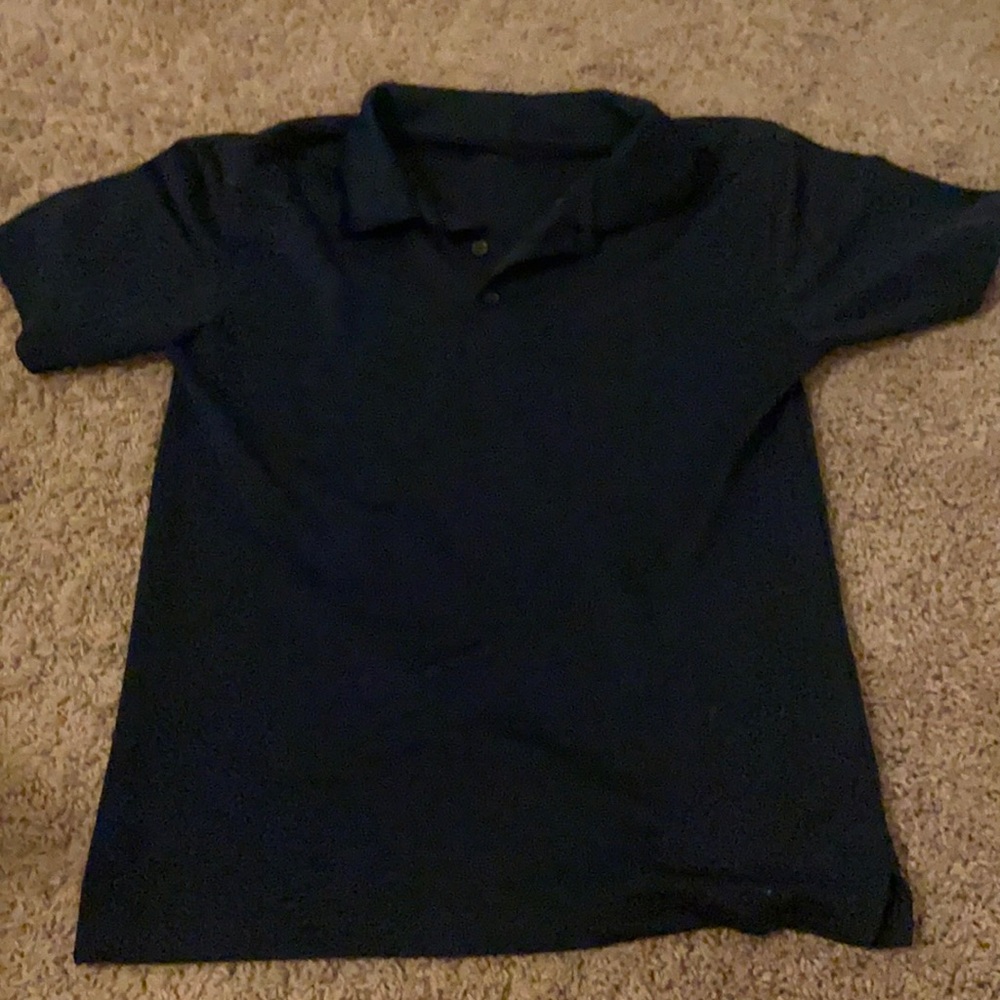 Men’s navy blue polo shirt